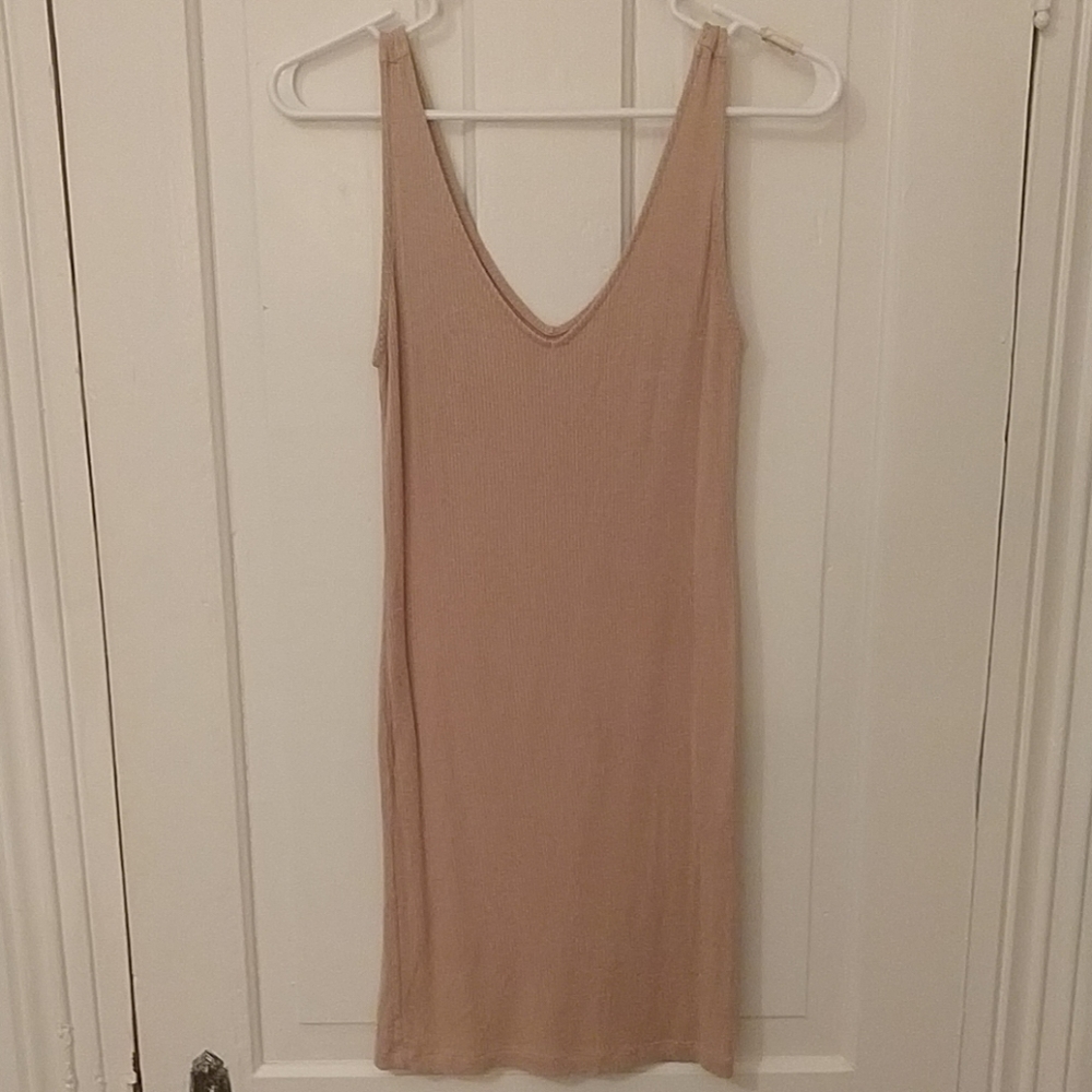 Nude forever 21 dress